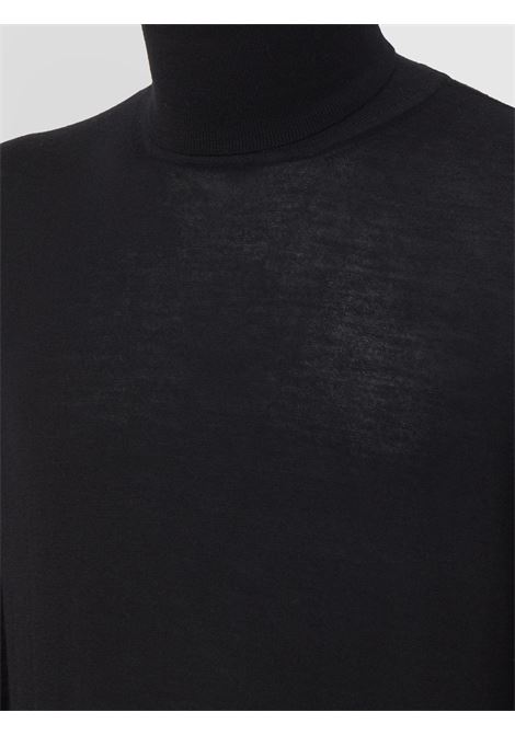 Alpha Studio's Cyclist Jersey in Black ALPHA STUDIO |  | FE-6311G0105